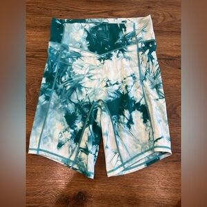 balance athletica Vitality Oasis Shorts Teal Sz M